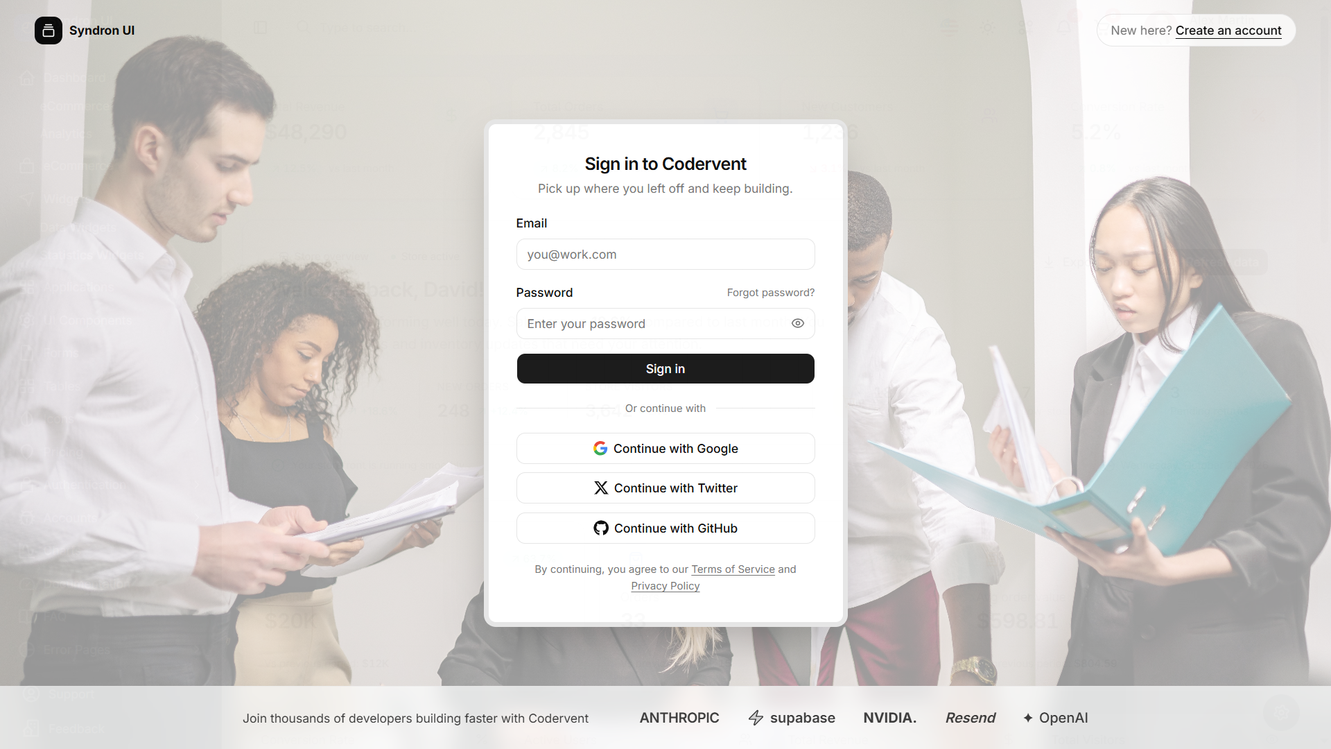 Syndron - Shadcn UI + Next.js 16 Admin Dashboard Template